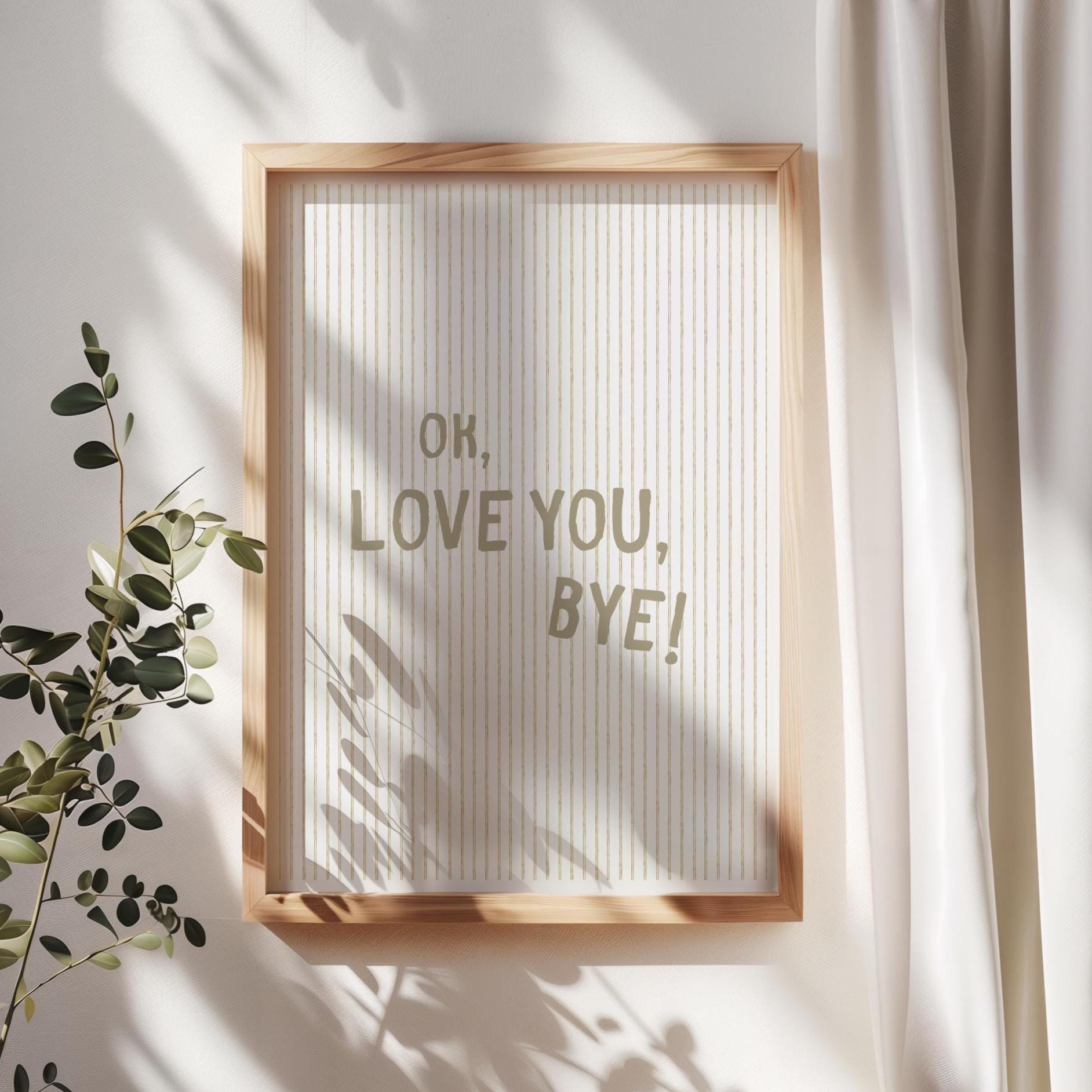 OK Love You Bye - Olivia Dean - KtRose Designs