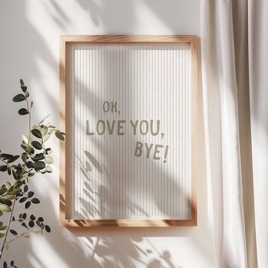 OK Love You Bye - Olivia Dean - KtRose Designs