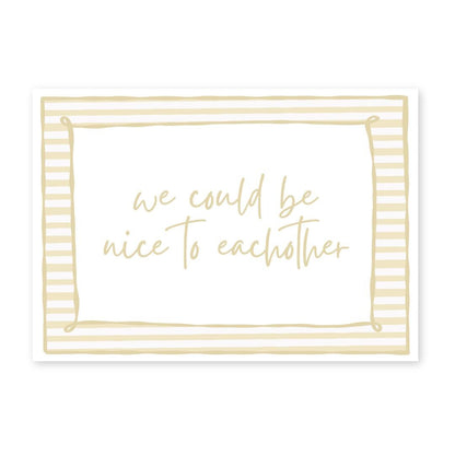 Nice To Eachother - Olivia Dean - KtRose Designs