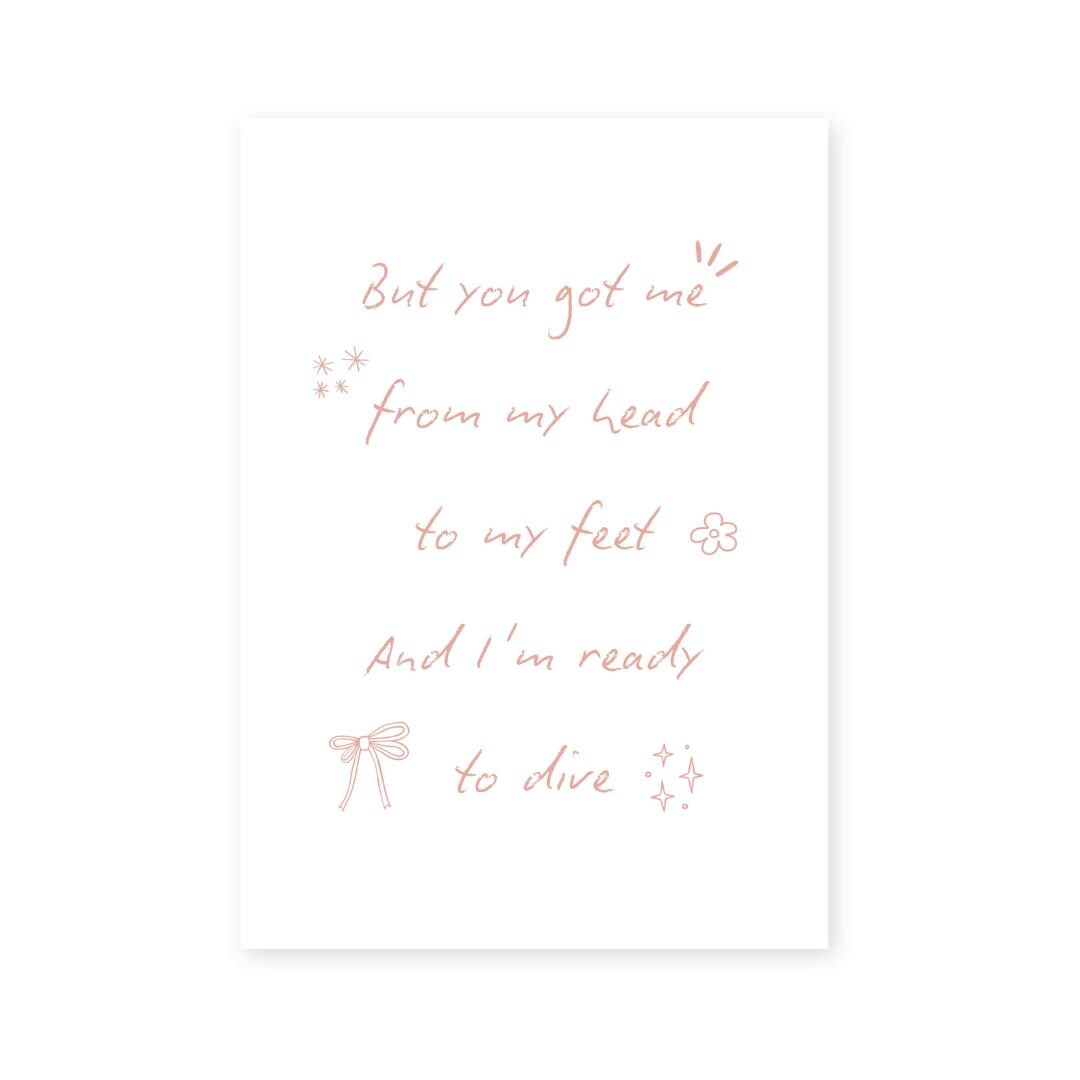 Dive - Olivia Dean - KtRose Designs