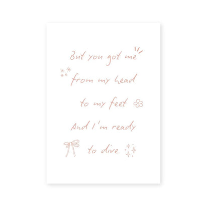 Dive - Olivia Dean - KtRose Designs
