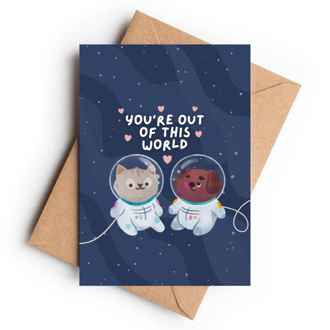 Sharing The Love Card | You're Out of This World - KtRose Designs