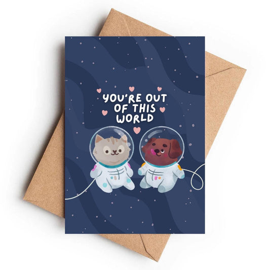 Sharing The Love Card | You're Out of This World - KtRose Designs