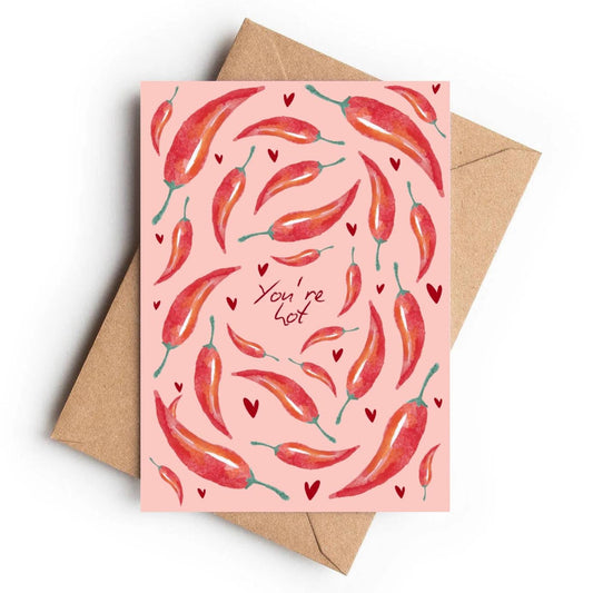 Sharing The Love Card | You're Hot - KtRose Designs