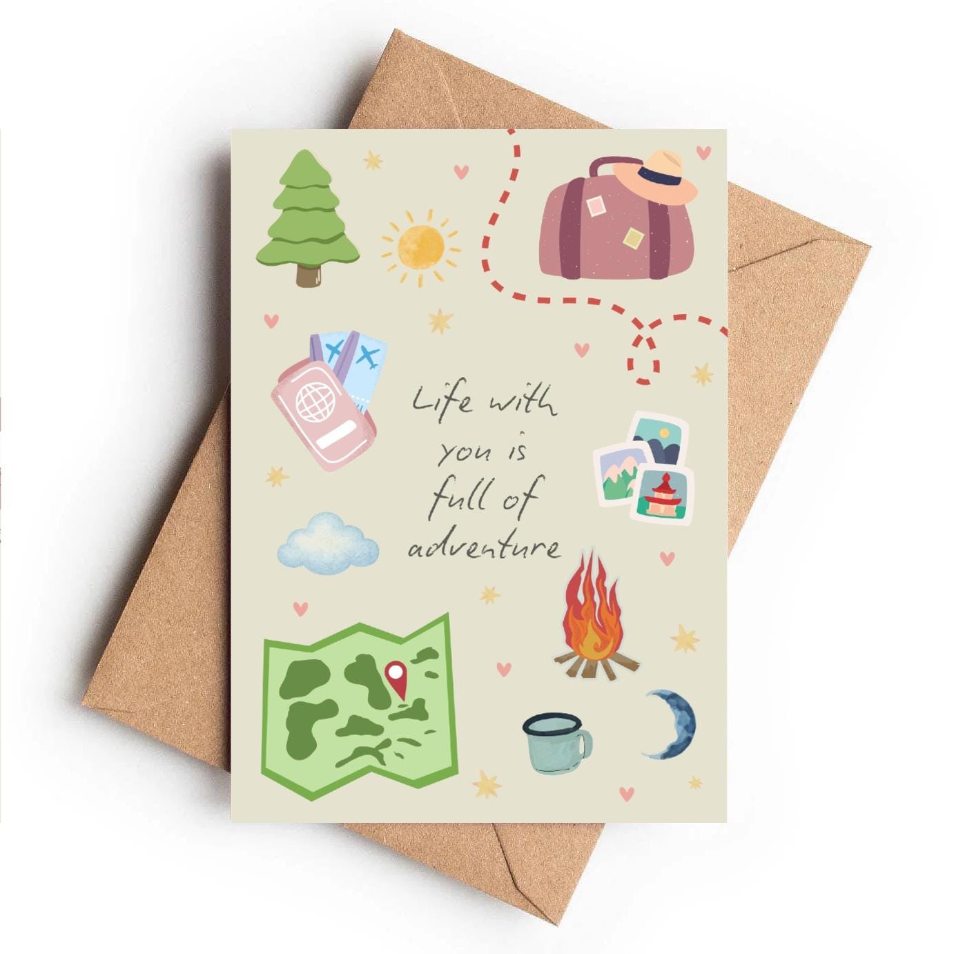 Sharing The Love Card | Full of Adventure - KtRose Designs