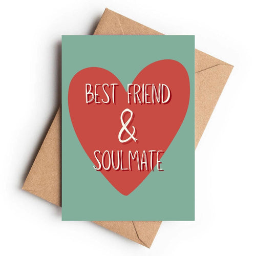 Sharing The Love Card | Best Friend & Soulmate Card - Green - KtRose Designs