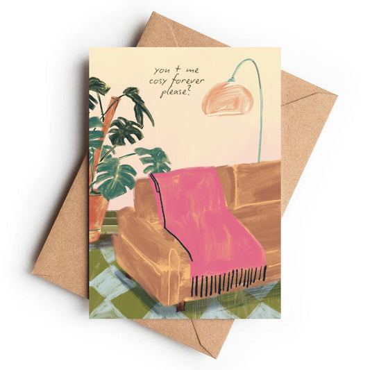 Sharing The Love Card | You + Me Cosy Forever Please - KtRose Designs