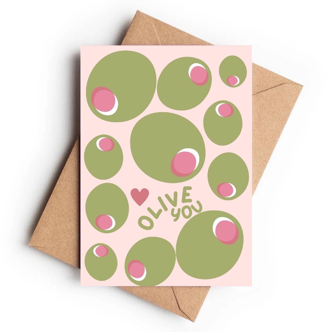 Sharing The Love Card | Olive You - KtRose Designs