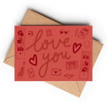 Sharing The Love Card | Love You - KtRose Designs