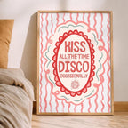 Kiss All The Time, Disco Occasionally | Art Print - KtRose Designs