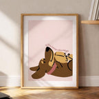 Silly Little Sausage | Art Print - KtRose Designs