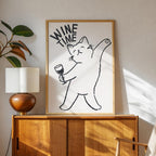 Wine Time | Art Print - KtRose Designs