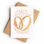 OMG You Got Married | Greeting Card - KtRose Designs