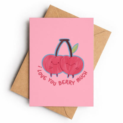 Love You Berry Much | Greeting Card - KtRose Designs
