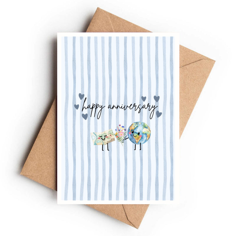 Anniversary Card | Love Around the World - KtRose Designs