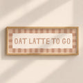 Oat Latte To Go | Slimline Art Print - KtRose Designs